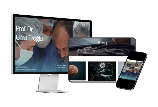 Prof. Dr. Ümit Eroğlu web sitesi tasarımı